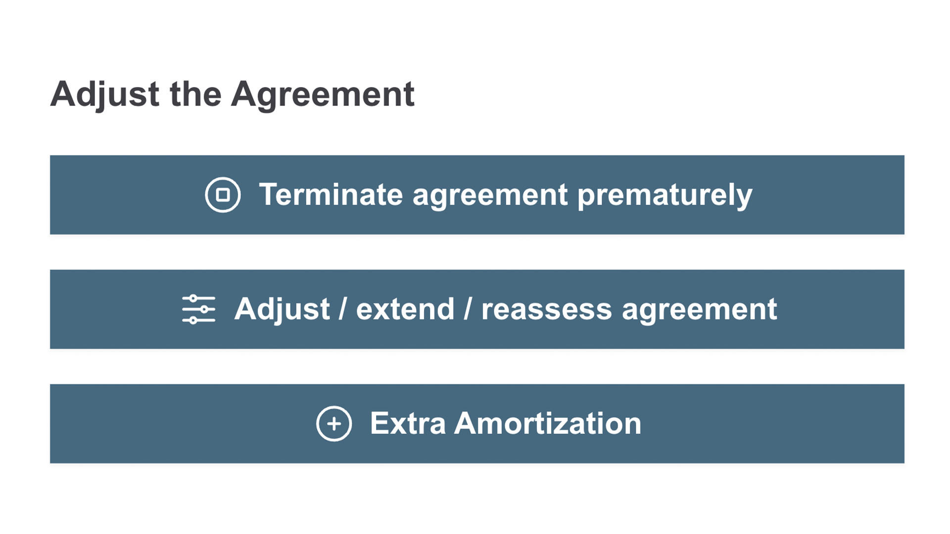 Adjustment features