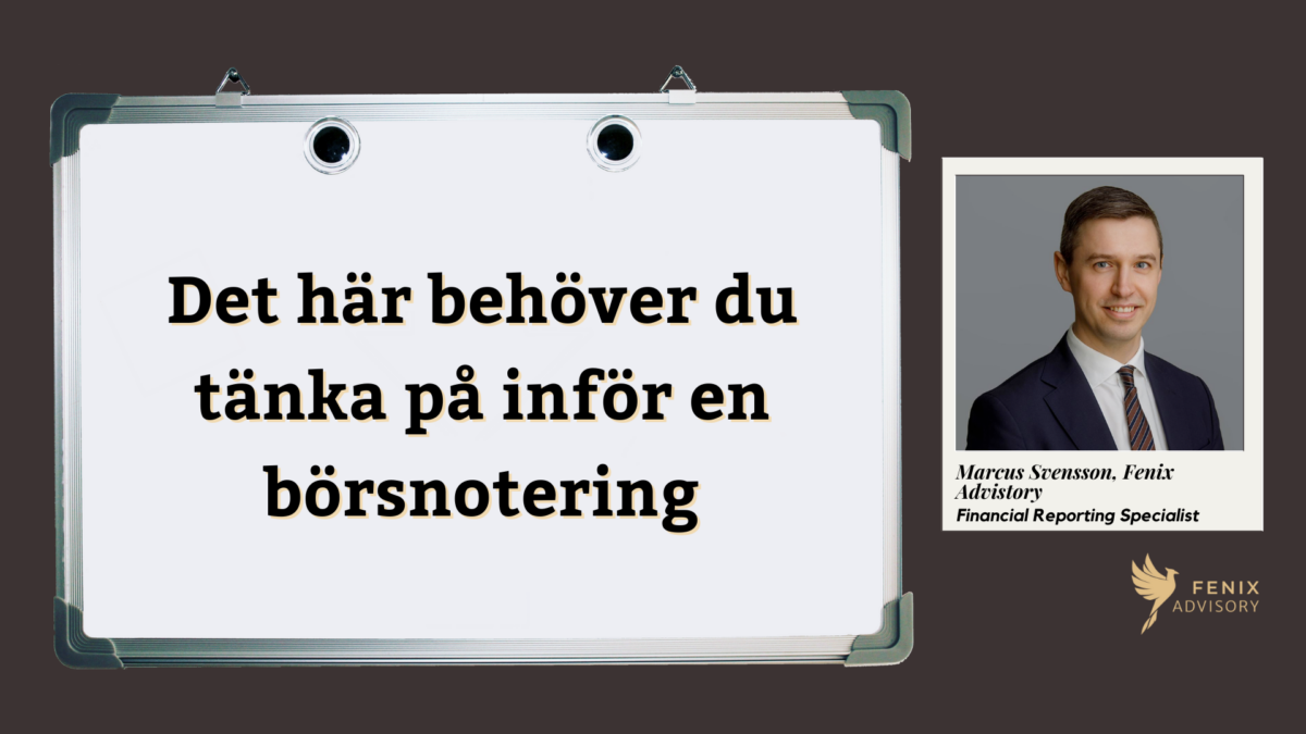 Experten: Det här behöver du tänka på inför en börsnotering