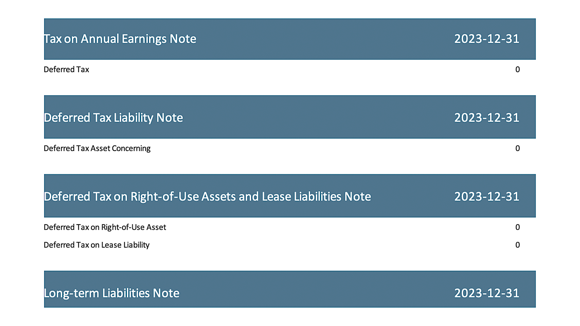 Simple note preparation – also for operational leasing agreements and rentals